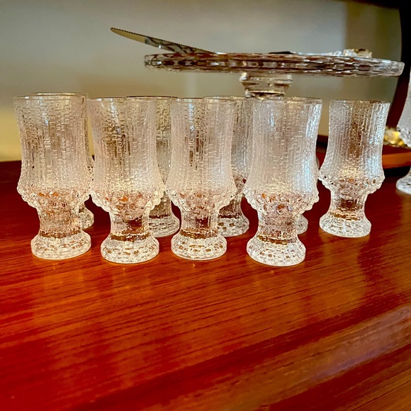 Iittala Dining Scandinavian Crystal Cordial Glasses Poshmark